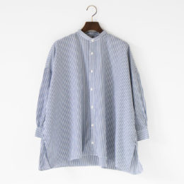 NAVY STRIPEFARMS SHIRT・画像