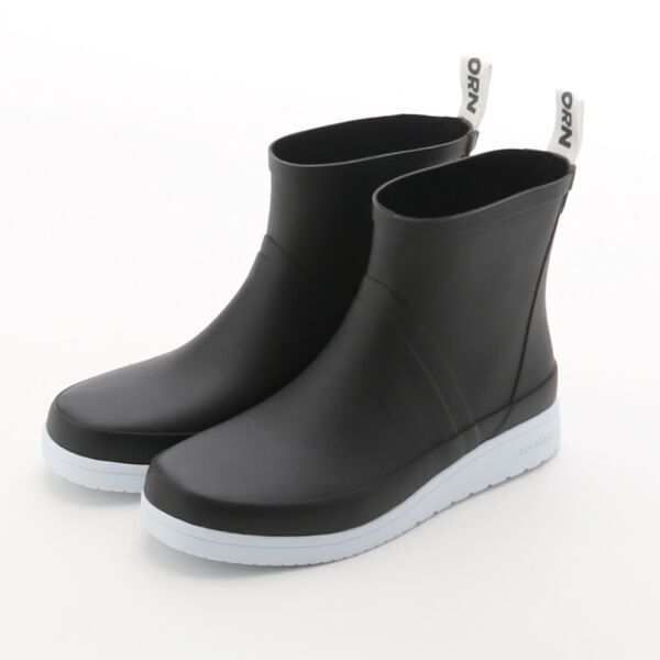 36フレキシブルラバ-ブ-ツ（レインブ-ツ）BLACK・画像