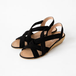 38エスパドリ-ユサンダル ETURA ANTE NEGRO・画像