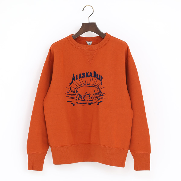 ORANGE BROWN 4ユニセックス DENALI プリント裏毛スウェット・画像