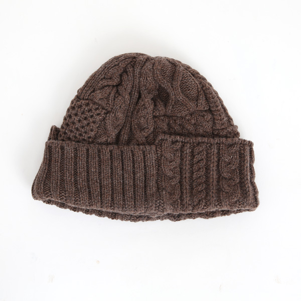 BROWNニットキャップ rino・画像