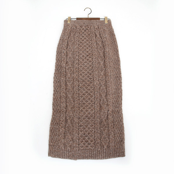 Fenland TweedAran Cable Skirt・画像