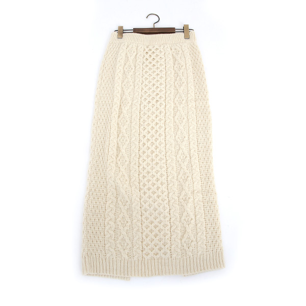 Pure AranAran Cable Skirt・画像
