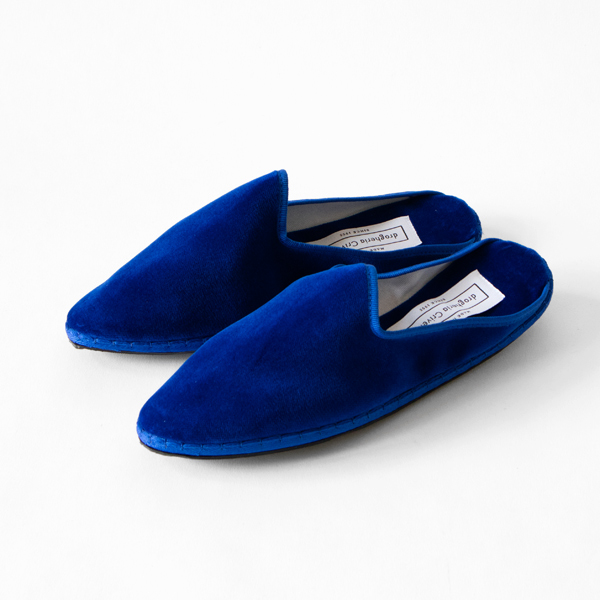 38ベルベットミュ-ル Papusse Mules 005 ROYAL・画像