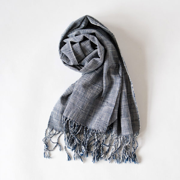 かすりスカ-フ 細かいH・画像