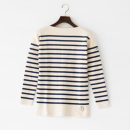 ECRU/MARINEボ-ダ-カットソ- MIDSHIP・画像