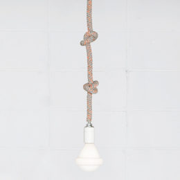 GRAY×ORANGEペンダントライト KNOT PENDANT LIGHT・画像