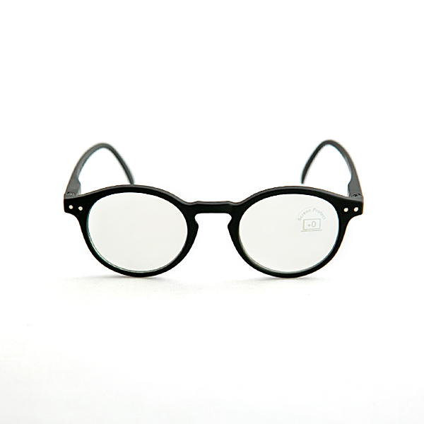 BLACKブル-ライトカット付きPCメガネ #H・画像