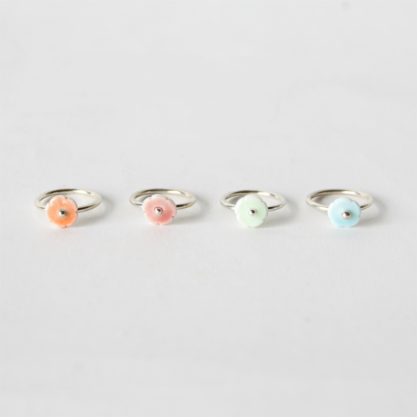 オレンジリング elements flower・画像