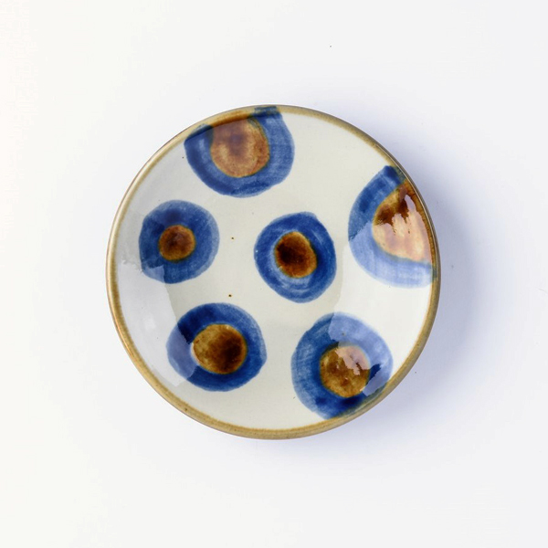 円染付 5寸皿・画像