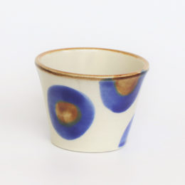 円染付フリ-カップ小・画像