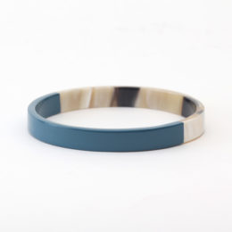 BLUE GREYHorn バイカラ-バングル S・画像