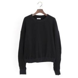 ブラックアスペロコットン×楊柳トレ-ナ-・画像