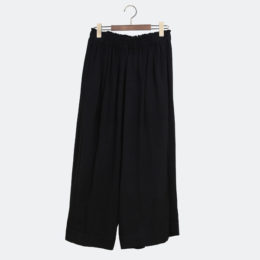 ブラックバンブ-ウ-ル ガウチョパンツ・画像