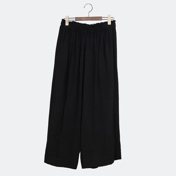 ブラックバンブ-ウ-ル ガウチョパンツ・画像