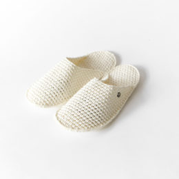 S:22-24cm／女性向けスリッパ Le dd DREAM Bright white・画像