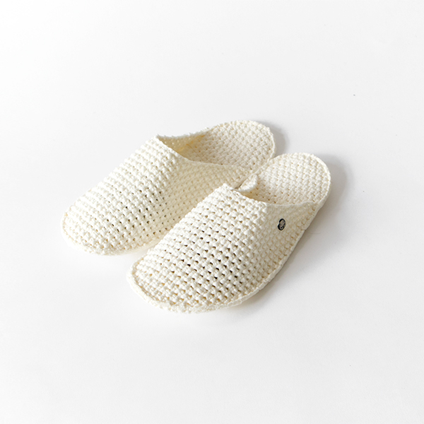 M:25-27cm／男性向けスリッパ Le dd DREAM Bright white・画像