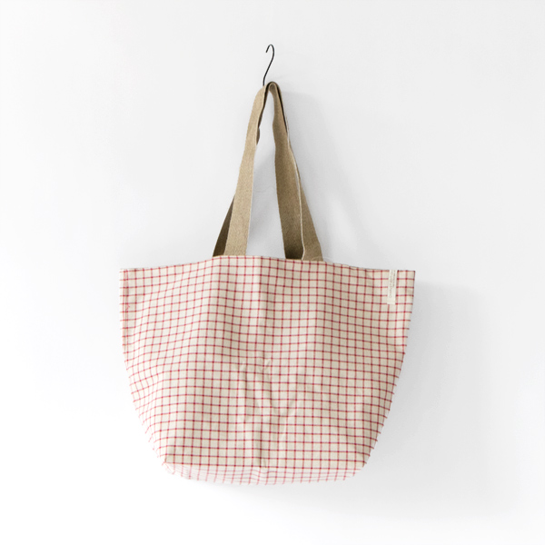 ROUGEリネンコットン リバ-シブルト-トバッグ・画像