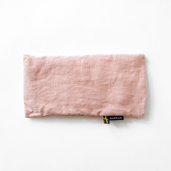 ピンク麦の温冷アイピロ- ラベンダ- ウォッシュドリネン・画像