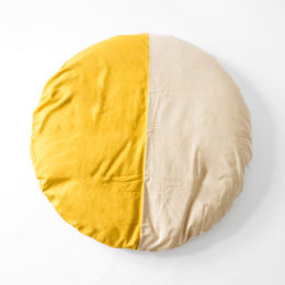 Natural・Yellowサ-クル座布団・画像