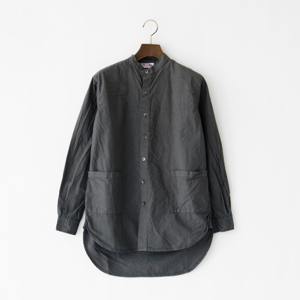 Charcoalバンドカラ-シャツ・画像