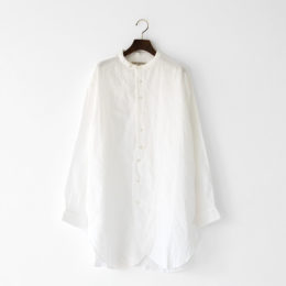 OFF WHITEリネン チュニックシャツ・画像