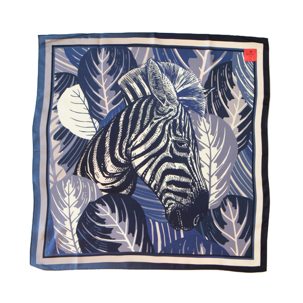 E790006 NAVYシルクスカ-フ E79 55×55・画像