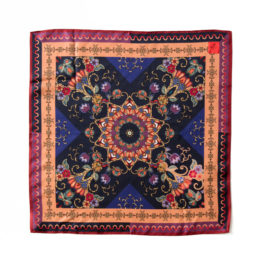 E790009 NAVYシルクスカ-フ E79 55×55・画像