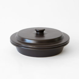 炭黒Shallow Pot 24cm・画像
