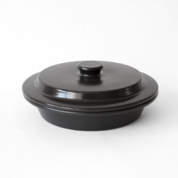 炭黒Shallow Pot 30cm・画像