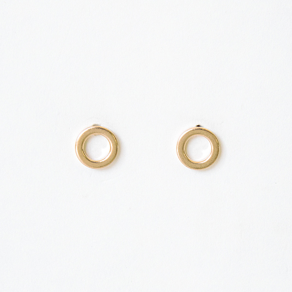 GOLDキャッチレスピアス リング・画像