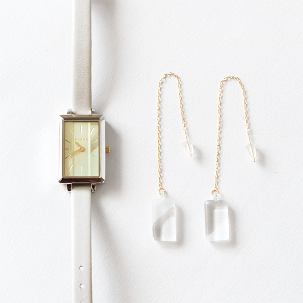 ピアス数量限定 腕時計 BREDA×HARIO Lampwork Factory EVA・画像