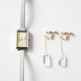 イヤリング数量限定 腕時計 BREDA×HARIO Lampwork Factory EVA・画像