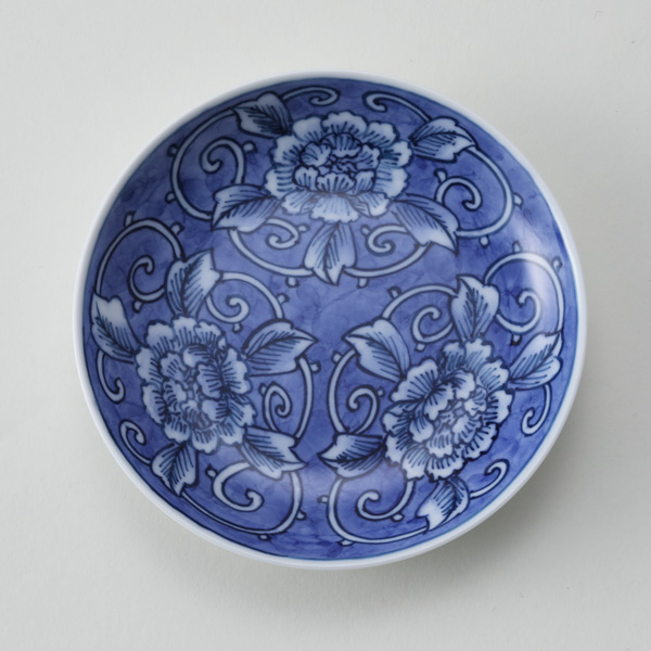 ［丸］牡丹絵【受発注】啓祥窯・画像