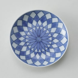 ［丸］格子絵【受発注】啓祥窯・画像