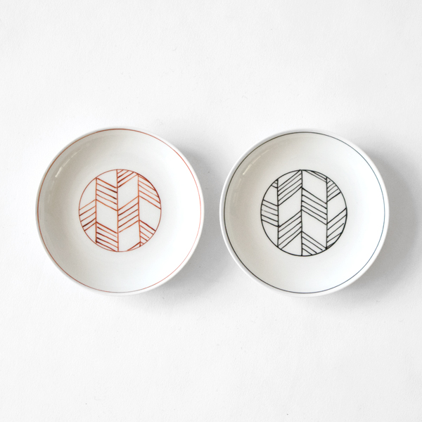 ［丸］太根引松 2枚セット【受発注】平戸嘉祥窯・画像