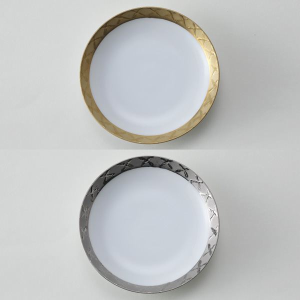 ［丸］渕地紋 2枚セット【受発注】智山窯・画像