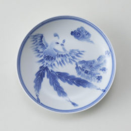 ［丸］墨はじき 鳳凰【受発注】嘉泉窯・画像