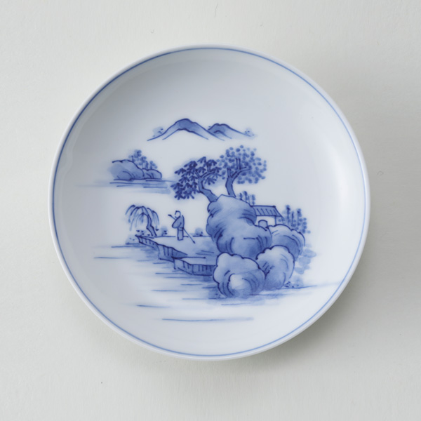 ［丸］三川内山水絵【受発注】嘉泉窯・画像