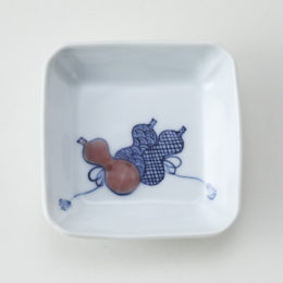 ［角］釉裏紅 ひさご絵【受発注】嘉泉窯・画像