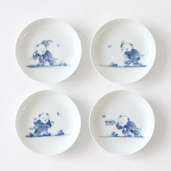 ［丸］創作唐子 4枚セット【受発注】平戸松山・画像