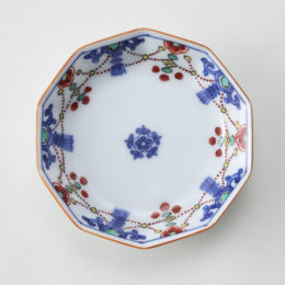 ［十角］染錦瓔珞紋絵【受発注】陶房義窯・画像