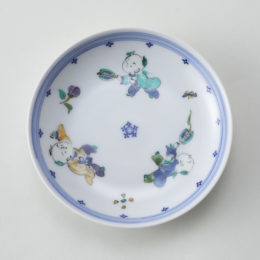 ［丸］色絵唐子【受発注】平戸藤祥五光窯・画像