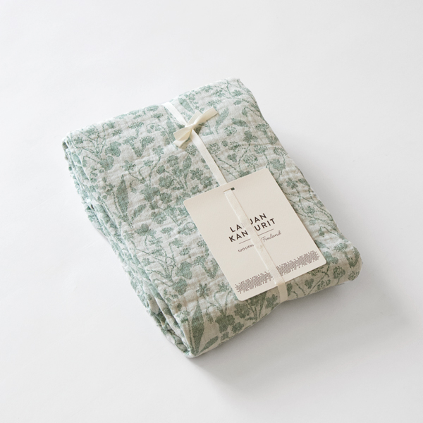 white aspen greenテ-ブルクロスブランケット・画像