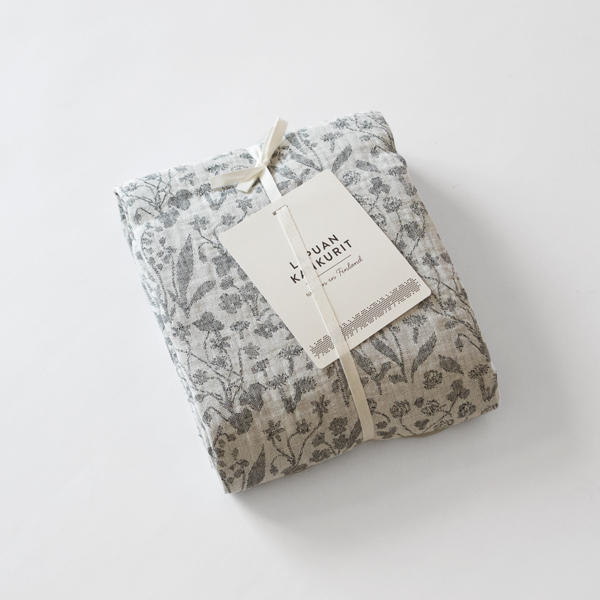 white greyテ-ブルクロスブランケット・画像