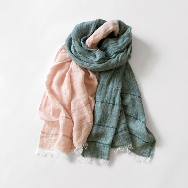 petrol rosaリネンスカ-フ・画像