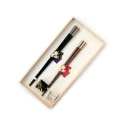 吉祥丸文様 夫婦箸・画像