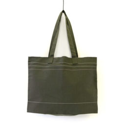 よもぎ会津木綿 ト-トバッグ・画像