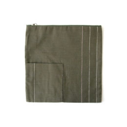 よもぎ会津木綿 ポ-チ・画像