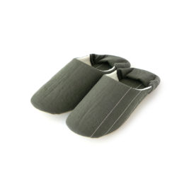 よもぎ会津木綿 スリッパ・画像